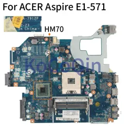Möss Q5WVH LA7912P för ACER E1531 V3571 E1571G V3571G V3531G NBC1F1100 SJV Laptop Motherboard HM70 Mainboard DDR3 Fullt test
