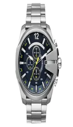 Sell Men039s Silberarmband Chronograph 51 mm graues Zifferblatt graues Metallarmband Uhr DZ444644658689902