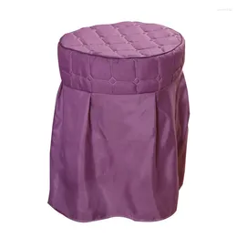 Stol täcker skönhetssalong rund täckpallskydd bar sittplats kudde ärm dammduk 35 45 cm 11 färger
