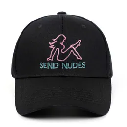 Caps de bola enviam nus Nus Baseball Cap moda algodão bordado snapback Men Hat Hap