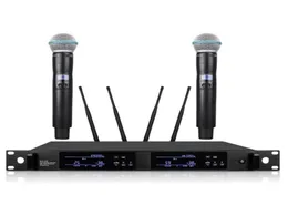 QLX24D UHF di alta qualità UHF Dual Wireless Microfono Sistema Stage Performance Un microfono wireless 2106105194950