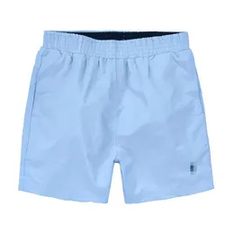 Super belas e belas Brand Classic Shorts Summer Summer 100% algodão bordado de secagem rápida cintura de cordão macia calça de praia de várias cores