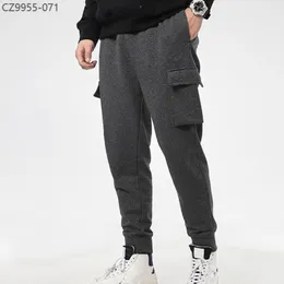 Multi-Pockets Prosty Flare Pants Mens High Street Elastic Tali