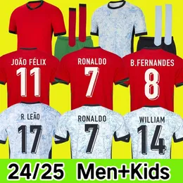 24 25 PorTugal Ruben Ronaldo Euro cup national team Portuguese FERNANDES JOAO FELIX 2024 2025 Portugal soccer jersey men set Portugal's football tshirt victory