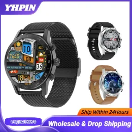 Watches Original DT70 454*454 HD Screen Smart Watch BT Call Steel Band Luxury Smartwatch ECG Monitor Sports Activity Fitness watch Gift