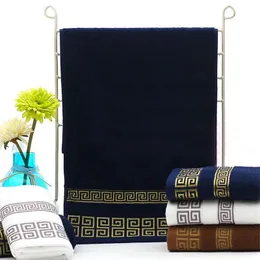 NEW Luxury Premium Bath Towel Golden Thread Embroidery Cloud Pattern Orient Style 100% Combed Cotton Sauna Shower Beach Towelsfor premium embroidery towel