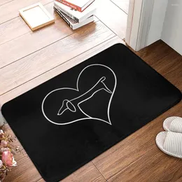 Mattor Dachshund Enskilda ägare Male Line Dog Doge Bedroom Mat Rug Home Doormat Kitchen Mattor Balkong