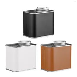 Förvaringsflaskor lufttätt förseglad kaffebanan pu mångsidig lös te teas arrangör bean container