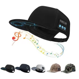 Novo fone de ouvido music tktemu bluetooth chapéu para esportes ao ar livre viagens