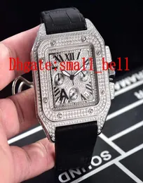 New factory new product quality WM505014 men039s stainless steel diamond watch 44mm imported VK quartz movement men039s mult1948603