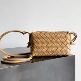 Kvällspåsar Designer Crossbody Bag Mini Loop Camera Bag Intreciato Leather Shoulder Bags Weave Bag Luxury Tote Bag Zip Stängning Handväskor Plånböcker Myntväska