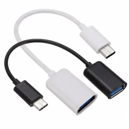 Novo universal USB C3.1.0GLOSSY TIPO C LINHA OTG Tipo C Male C para USB Feminino TG Sync Sync Converter Cable para iPhone iPad