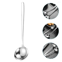 Spoons Stainless Steel Ladle Spoon Metal Wok Cooking Rice Utensils Large Serving Child