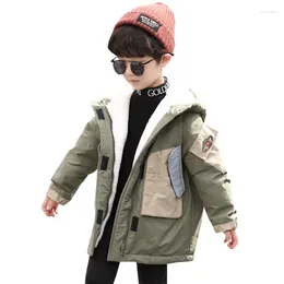 Coat Boys Boys Fashion Baby Girl Boy Giacca inverno pelliccia Furina spessa bambino bambino caldo Outwear caldo