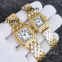 watch for ladies Designer Watch Square panthere fashion quartz movement watches s Montre de Luxe business with 10A 316L Stainless Steel Lovers' watch Wristwatches