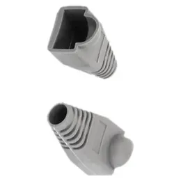 NYA ANPWOO 10st Ethernet Grey Rubber RJ45 Connector Boots täcker Fallskydd 50 bitar för Anpwoo Ethernet -anslutning