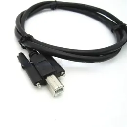 USB 2.0 En hane till USB 2,0 B Man B Typ BM Datum Skrivare Kabel 1m 1,5 m 3m 5 m med skruvpanelens monteringshål Kontakt 1m 1,5 m 3m 5MUSB 2,0 B Typanslutning