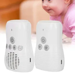 Monitors 2.4GHz Baby Audio Monitor TwoWay Talk Infant Intercom Wireless Night Light Home Security Device kids safety