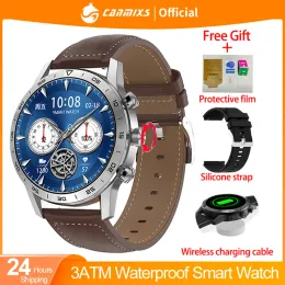 Zegarki KK70 454*454 HD Smart Watch Men Bluetooth Call Smartwatch Wireless Charger Sport Watch Monitor Monitor EKG Smartwatch