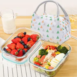 Geschirr Sonnenblumen Lunchtasche für Frauen wiederverwendbare Arbeit tragbare Mode warm warm hält Designtasche Box gut
