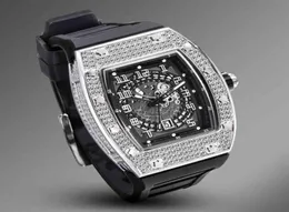 Designer Men Ice Out Bling Diamond Hip Hop Mens ES Waterproof Quart Quarz Orologio Dro Reloj Hombre Marca de Lujo9110762