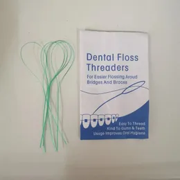 10pc Dental Gingival Retraction Cord Floss Gingival Retraction Picker Tool Rostfritt stål Splittertråd Stickad Bomull Linje för rostfritt stål Dental Tool