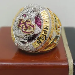 Luksusowy 2019-2023 Super Bowl Championship Ring Designer 14K Gold Football Champions Pierścienie gwiazda Diamond Sport Biżuteria dla męskich kobiet