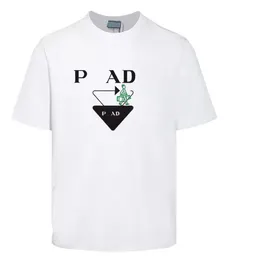 Erkek Çift Tişört Lüks Tasarımcı Baskı Kısa Kollu Yüksek Sokak Gevşek Büyük Boy Günlük Tişört 100% Saf Pamuk Üstleri Mans T Shirt