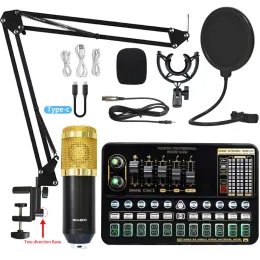 Mikrofony BM 800 Mikrofon kondensatorowy Profesjonalny studio mikrofon na żywo karta dźwiękowa bezprzewodowa regulowana zawieszenie mikrofonu ramię nożyczki