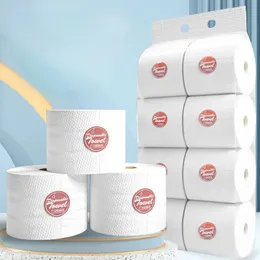 6/8Rolls engångshandduk Face Handduk Icke-vävd torr våtvävnad Skincare Makeup Wipes Remover Travel Cotton Cleaning Roll Paper 240323