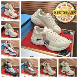 Tasarımcı Ayakkabı Rithon Ayakkabı Sıradan Ayakkabı Erkek Kadınlar Ryton Sneaker Dudak Spor Kalın Talize Erkekler Kadın Karikatür Mektupları Kalın Soleg Aile Bej Deve Açık Boyut 35-45