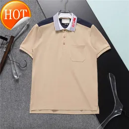 2024 Ny modedesigner Sexig bikini sätter billiga sommar-t-shirts Polos Kort ärmtryck Letter Top Loose Polo Men Tees Causal for Man Clothing Tops 7847