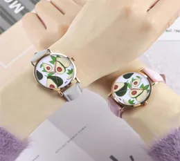 Paski Avocado skórzany pasek zegarek swobodny kwarc analogowy kwarc ze stali nierdzewnej ręce relojes para mujer y30 na rękę