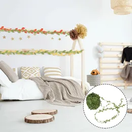 Dekorativa blommor Wicker Home Decoration Livselike Plant Ornament Party Rattan lämnar Artificial Simulation Adgnment