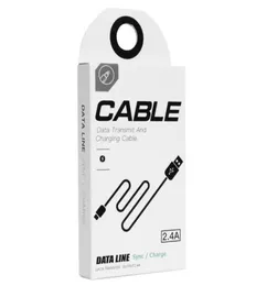 Персонализированный пользовательский логотип Universal Packaging Box Розничная упаковка для iPhone X XR XS USB Cable Charger Line3222012