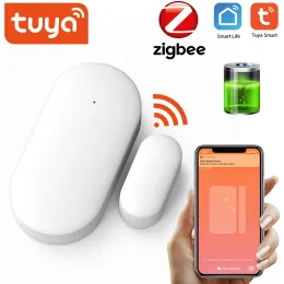 Rilevatore Tuya Zigbee Sensor Smart Door Sensor Intelligent Linking Security Alarm Wireless Door Windors Support Support Tuya / Smart Life App