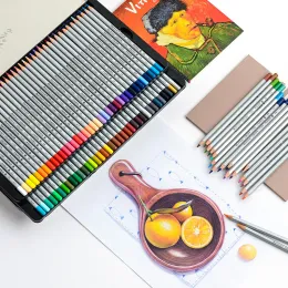 Pencils 24/36/72 Color Marco Raffine Pencils Set Oil Based Fine Art Crayon Pen for Drawing Paint School A6915