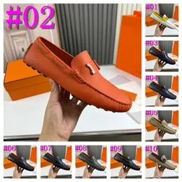 40Model Herren fahren lässige Erbsen-Designer-Marke Wildleder Schuhe Leder Luxus Mokassins Schwarzen Ladungsstaaten Flats Lazy Boat Männliche Schuhe für Männer Größe 6.5-12