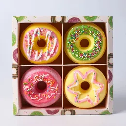 4pcs Bolsa de chuveiro Bomba Bomba Criativa Donut Banho Sal