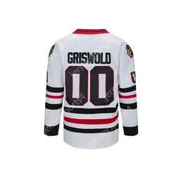 Gdsir Ship From US Clark Griswold 00 National Lampoon's Christmas Vacation Hockey Jersey Double Ed Name Number High Quailty Fast Shipping