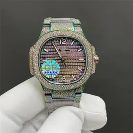 GR 7021 Montre de Luxe Diamond Watch Womens Uhren 35,2 mm 324 s Automatische mechanische Bewegung Stahl Stahl Relojes Designer Uhren Armbanduhren Relojes Relojes