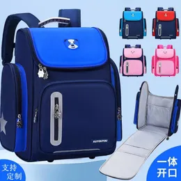 School Bags Korean Bag For Children Integrated Primary Cartoon Space Double Shoulders Kindergarten Waterproof