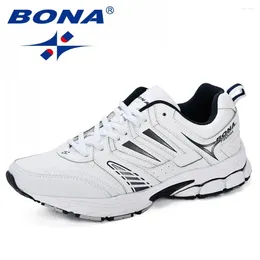 Buty swobodne w stylu projektowym Bona Design Mężczyźni oddychający bieganie na zewnątrz sporty sporty wygodne