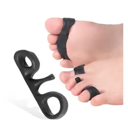 2pcs ayak parmağı ayırıcı kemik düzeltici düzleştirici silikon jel ayak parmakları koruyucusu bunyon ayarlayıcı ayak bakımı aleti ayak masajı