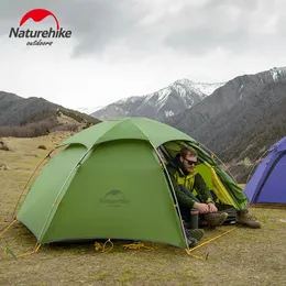 Yükseltme T şeklinde U-şekilli bulut 2 çadır dış mekan 2 kişi Ultralight Camping Çadırları 240329