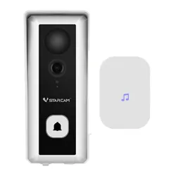 Dzwonki do drzwi vstarcam db6 2mp 1080p bezprzewodowy Wi -Fi IP Doorbell IR Nocne Wizję wideo Telefon wizualny drzwi z domem domowym