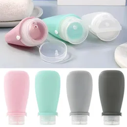 Liquid Soap Dispenser 1 Piece Portable Silicone Travel Bottle Refillable Lotion Leakproof Shampoo Container Squeeze Tube Empty