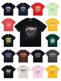 2024 Sp5der Tees Designer Mens Red Spider Men's T-shirts Young Thug 555555 Angel T-shirt Men Womens T-shirts Embroidered Spider Web Eur Size S/M/L/XL