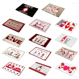 Ковры коврики День святого Валентина Любовь тема Безумина для кукольной печати швейцар