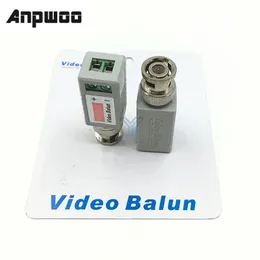 Anpwoo 1st Single 1 Channel Passiv Video Transceiver BNC Connector Coaxial Adapter för Balun CCTV Camera DVR BNC UTP